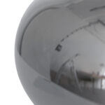 Zwarte tafellamp met smoke glas | reflexion