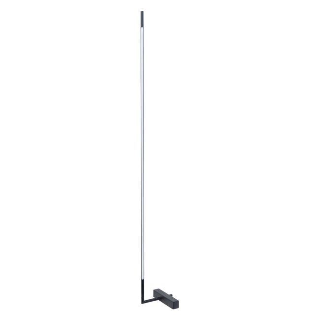 Zwarte vloerlamp Amalfi met dimmer | Modern | H 140 cm | 17 W LED
