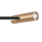 Leeslamp zwart/goud 1 lichts | GU10 | verstelbaar - Afbeelding 5