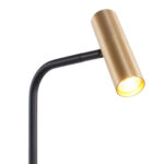 Leeslamp zwart/goud 1 lichts | GU10 | verstelbaar - Afbeelding 13