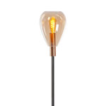 Chique glazen vloerlamp Dorato | 1 lichts | amber glas - Afbeelding 5