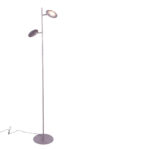 Moderne 2 lichts vloerlamp Piana | staal | 3 standen dimmer - Afbeelding 18