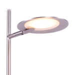Moderne staande leeslamp Piana | staal | 3 standen dimmer - Afbeelding 6