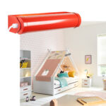 Rode bedleeslamp Rondo verstelbaar - Afbeelding 2