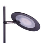 Zwarte leeslamp 2 lichts Piana | 3 standen dimmer - Afbeelding 15