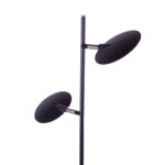 Zwarte leeslamp 2 lichts Piana | 3 standen dimmer - Afbeelding 7