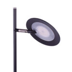 Zwarte staande leeslamp Piana | 3 standen dimmer - Afbeelding 10