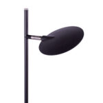 Zwarte staande leeslamp Piana | 3 standen dimmer - Afbeelding 7