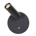 Verstelbare accu wand- tafellamp - zwart - Afbeelding 8