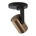 Spot | Halospots zwart/brons | 10 cm | GU10 | modern | zwart/brons - Afbeelding 4