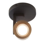 Spot | Halospots zwart/brons | 10 cm | GU10 | modern | zwart/brons - Afbeelding 7