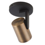 Spot | Halospots zwart/brons | 10 cm | GU10 | modern | zwart/brons - Afbeelding 9