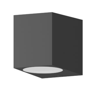 LED Wandlamp Downlight - IP54 - GU10 - Antraciet grijs