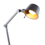 Verstelbare retro bureaulamp | zwart | E27 - Afbeelding 9