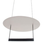Ronde design eettafellamp | Ø 42 cm wit / zwart - Afbeelding 10