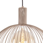 Hanglamp Wire zandkleur | Metalen frame design | Ø 50 cm - Afbeelding 9
