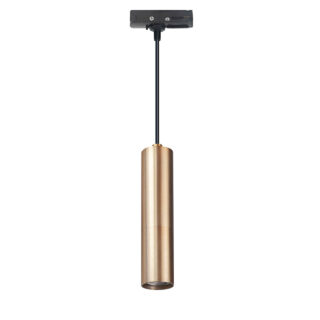 Hangspot Voor Spanningsrail Goud Zwart Cilinder Modern Gu10