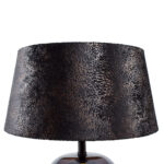 Luxueuze glazen tafellamp Bellini met velvet zwart/gouden kap Ø 30 cm - Afbeelding 6