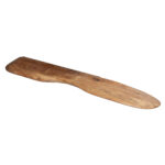 Wandplank Organic 120 Cm Zwevende Wandplank Van Acaciahout Met Organische Vormen