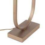 Landelijke bronzen tafellamp Verona met ovale velours kap – Black on gold 40 cm - Afbeelding 13