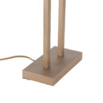 Stijlvolle bronzen tafellamp Monza met luxe ovale kap – design in aardetinten - Afbeelding 16