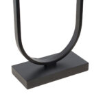 Stijlvolle zwarte tafellamp met ovale velvet kap – Oker on gold 40 cm - Afbeelding 16