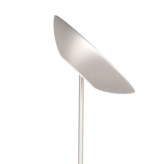 Dimbare led uplighter Bilbao met leeslamp | mat nikkel / staal - Afbeelding 17