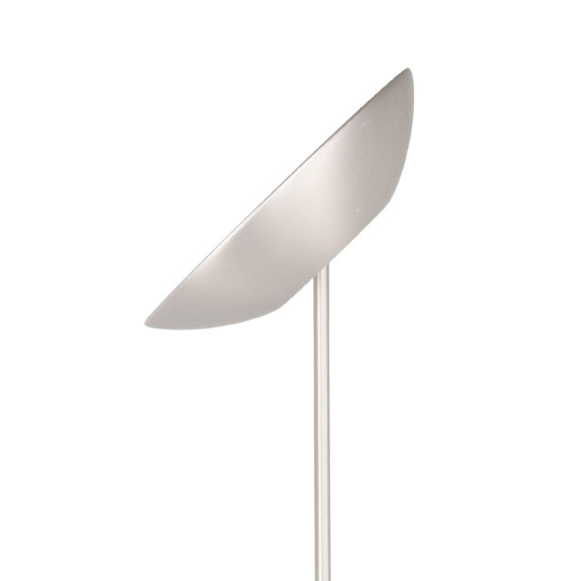 Dimbare led uplighter Bilbao met leeslamp | mat nikkel / staal - Afbeelding 15