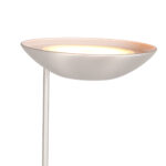 Dimbare led uplighter Bilbao met leeslamp | mat nikkel / staal - Afbeelding 26