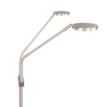 Dubbel verstelbare leeslamp Palma 2 lichts mat nikkel | kleur instelbaar 2200 / 3350 Kelvin - Afbeelding 7