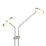 Dubbel verstelbare leeslamp Palma 2 lichts mat nikkel | kleur instelbaar 2200 / 3350 Kelvin - Afbeelding 8