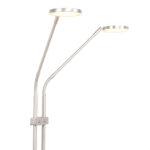 Dubbel verstelbare leeslamp Palma 2 lichts mat nikkel | kleur instelbaar 2200 / 3350 Kelvin - Afbeelding 5