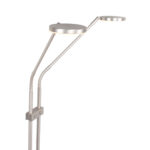 Dubbel verstelbare leeslamp Palma 2 lichts mat nikkel | kleur instelbaar 2200 / 3350 Kelvin - Afbeelding 22