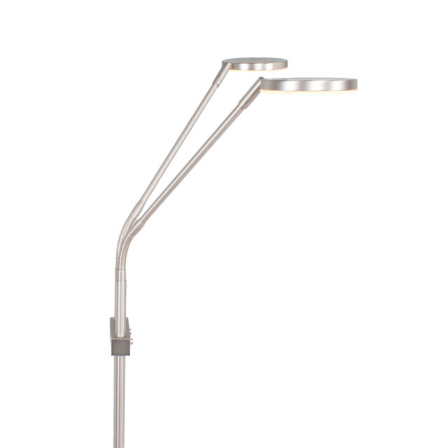 Dubbel verstelbare leeslamp Palma 2 lichts mat nikkel | kleur instelbaar 2200 / 3350 Kelvin - Afbeelding 19