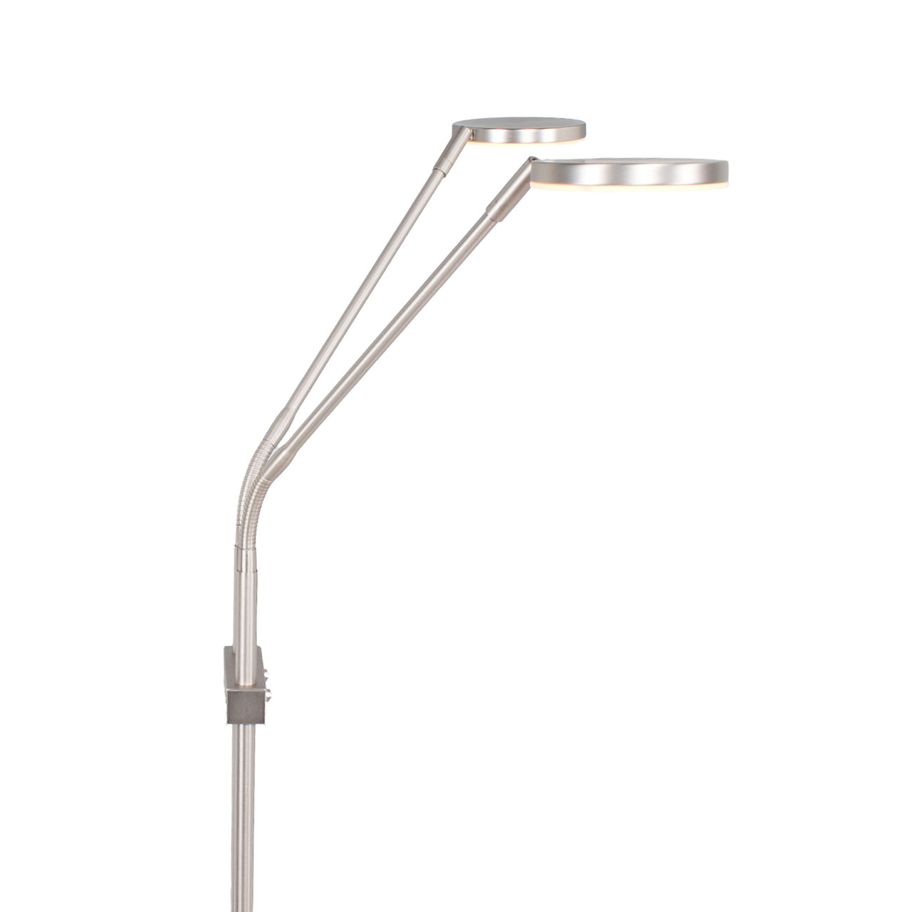4002.30-leeslamp-palma-mat-nikkel-2-lichts-16 Dubbel verstelbare leeslamp Palma 2 lichts mat nikkel | kleur instelbaar 2200 / 3350 Kelvin - Afbeelding 19