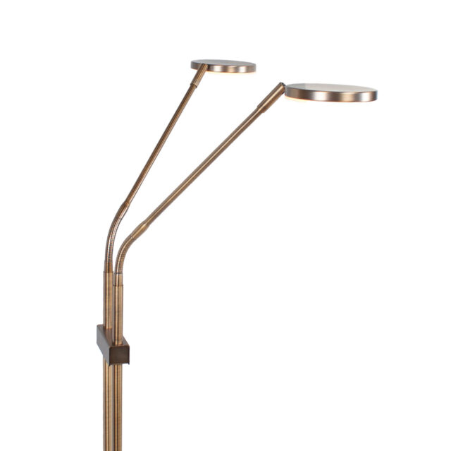 Dubbele bronzen leeslamp led Palma | kleur instelbaar 2200 / 3350 Kelvin - Afbeelding 20