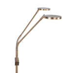 Dubbele bronzen leeslamp led Palma | kleur instelbaar 2200 / 3350 Kelvin - Afbeelding 6