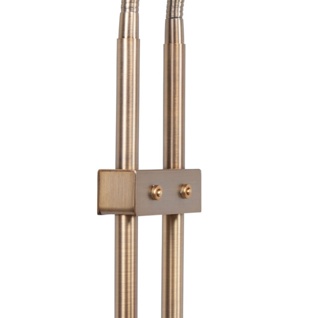 Dubbele bronzen leeslamp led Palma | kleur instelbaar 2200 / 3350 Kelvin - Afbeelding 10