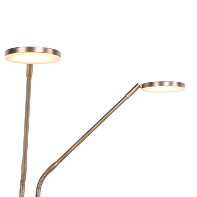 Dubbele bronzen leeslamp led Palma | kleur instelbaar 2200 / 3350 Kelvin - Afbeelding 16