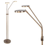 Dubbele bronzen leeslamp led Palma | kleur instelbaar 2200 / 3350 Kelvin - Afbeelding 21