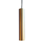 Langwerpige eettafellamp Dorato | 5 lichts | 3 glazen amber / 2 kokers GU10 - Afbeelding 5