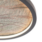 Plafondlamp natuursteen groen | leisteen Ø 32 cm - Afbeelding 10