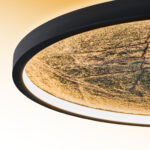 Plafondlamp XXL leisteen groen | Natuursteen Ø 61 cm - Afbeelding 5