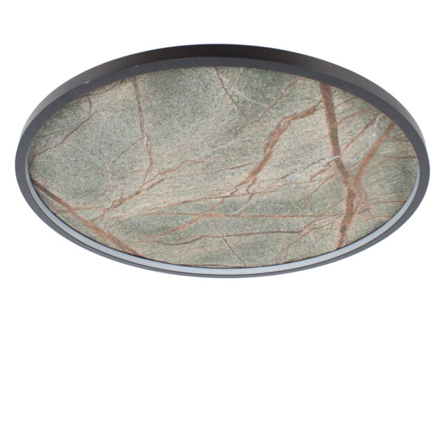 Plafondlamp XXL leisteen groen | Natuursteen Ø 61 cm - Afbeelding 14