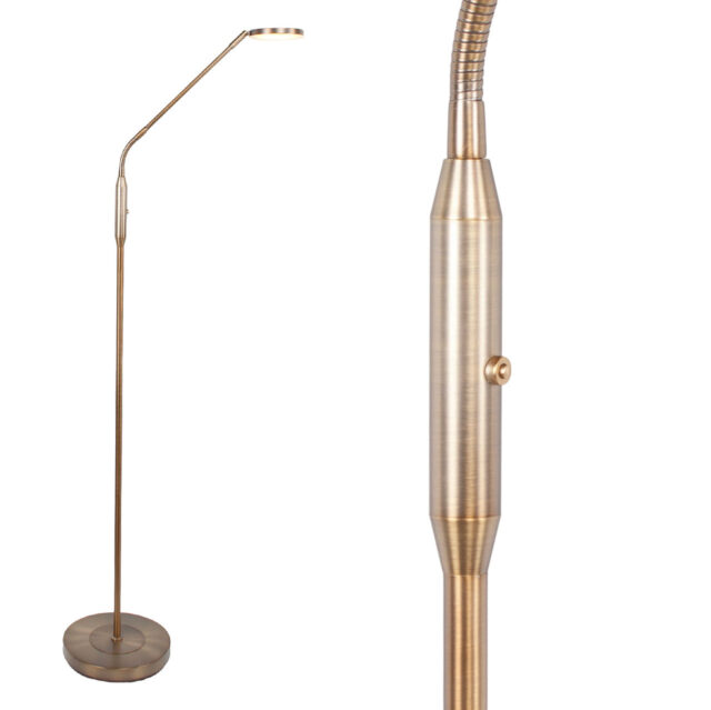 Verstelbare bronzen leeslamp Palma | kleur instelbaar 2200 / 3350 Kelvin - Afbeelding 4