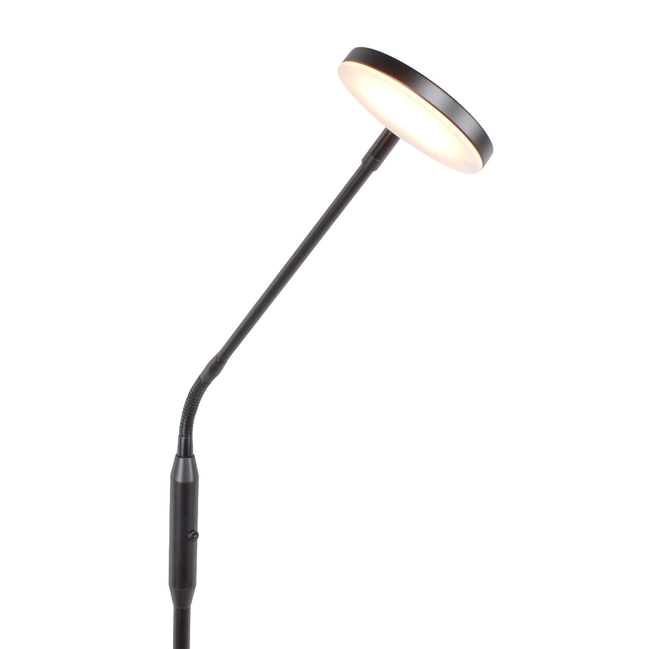 4001.01-leeslamp-palma-zwart-1-lichts-6 Verstelbare leeslamp Palma zwart | kleur instelbaar 2200 / 3350 Kelvin - Afbeelding 9