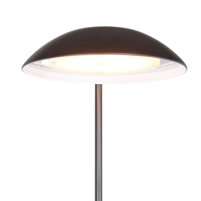 Zwarte led uplighter Bilbao met leeslamp | dimbaar / verstelbaar - Afbeelding 17