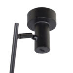 Dubbele zwarte staande lamp Lunata - Verstelbare vloerlamp zwart | GU10 - Afbeelding 16