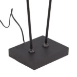 Dubbele zwarte staande lamp Lunata - Verstelbare vloerlamp zwart | GU10 - Afbeelding 15