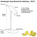 Minimalistische roze bureaulamp | Pink Gu10 - Afbeelding 3